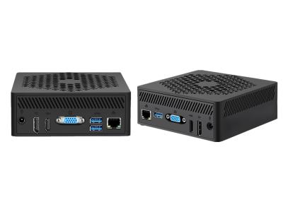 China N4505 N5105 N6005 Fanless Mini PC HDMI DP VGA 6xUSB Ports Barebone Mini Computer Te koop