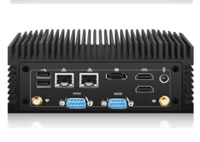 China 4 x COM232 i3/i5/i7 10th gen IPC BOX PC 2x LAN Fanless 16GB DDR5 512GB SSD for sale