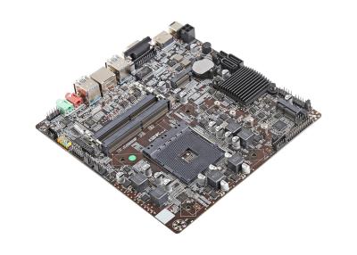 China APU fino 1151 de la placa madre HDMI VGA A320 LGA AMD RYZEN 3400G del ITX del LAN del gigabit mini en venta