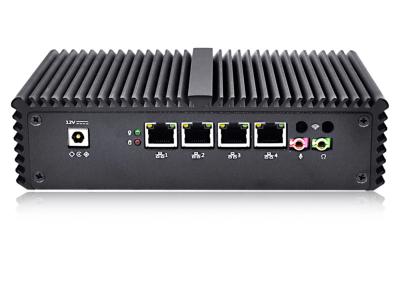 China Voz passiva de Barebone que refrigera o mini PC com 4 o SSD WIFI HDMI do guarda-fogo DDR3L MSATA do LAN dos ethernet à venda