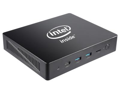 China Van het Meerintel Celeron van Tweeling LAN type-C WLAN 2,5 ' SSD HDD van PC J3455 cpu 64GB EMMC Mini Te koop