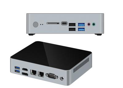 China Metal Chassis 2 X LAN I3-10110U CPU Intel MINI PC m.2 PCIe slot for sale