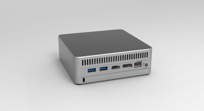 中国 ROHS Fanless Intelの中心の小型PCのtiger湖I7-1165G7 CPUの窓11 KC11 2.8GHz 販売のため