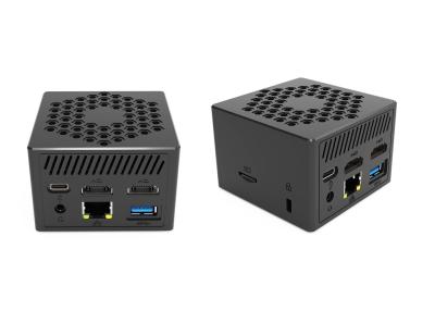 China N5105 CPU Intel Celeron Mini PC Dual HDMI M.2 2280 512GB SSD Pocket Size for sale