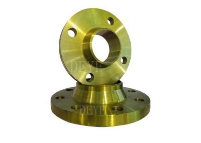 Chine DIN 2633 PN16 Flange de cou de soudure forgée de couleur dorée à vendre