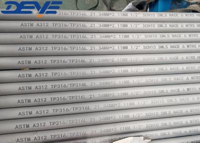 중국 ASTM A312 SS304L SS316L SMLS 스테인리스 시우스리스 파이프10 판매용