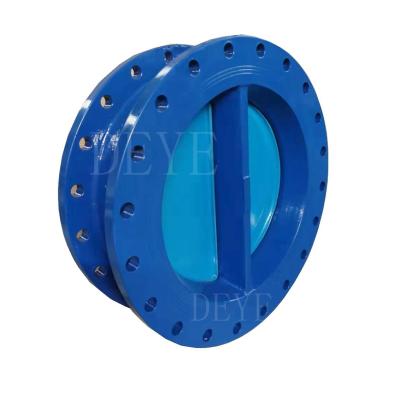 Cina Valvole d'acqua di ferro fuso duttile Wafer Duo Plate Double Disc Check Valves in vendita