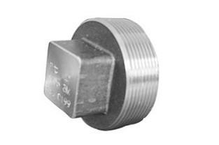 China Stainless Steel 316 304 High Pressure Pipe Fittings With Square Plug for sale