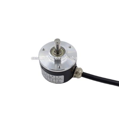 China Solid Optical Shaft 1024ppr Gauge OD 38mm 6mm Shaft Incremental Rotary Encoder for sale