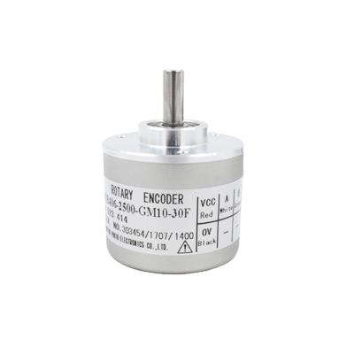 China Machine 2500ppr 6mm Shaft 10-30V A B Z Signal Optical Encoder for sale