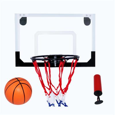 China Wholesale Custom Indoor Outdoor Factory Gym Mini Basketball Hoop Door Mount Basketball Hoop With Ball And Pump For Kids for sale