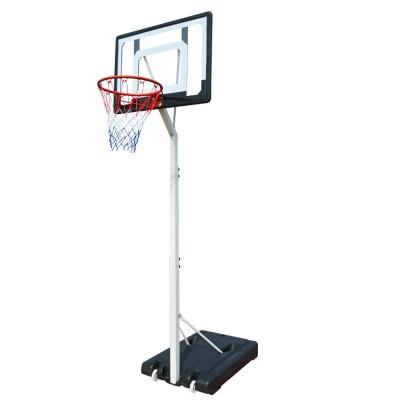 China Shatter Proof PVC Kids&Children Retractable Hoop Stand 2.1m-2.6m Height Adjustable Portable Outdoor Basketball Goal Stand for sale