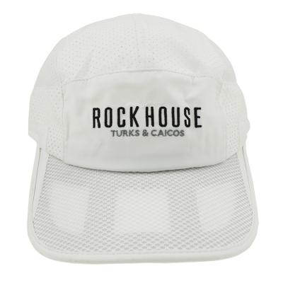 China Light Weight White Breathable Sport Cap for sale