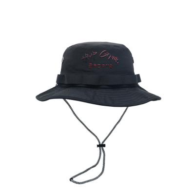 China Unisex de pesca al aire libre de la personalización del ciclismo Boonie Sombrero impermeable de caucho de parche Sombrero de cubo en venta