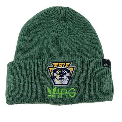 China Stylish Eco Friendly Certificated Sustainable RPET Yarn Recycled Polyester Beanie Hat for sale