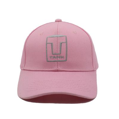 China Custom Embroidery 100% Polyester Baseball Cap 6 Panel  For Men Women 54cm for sale