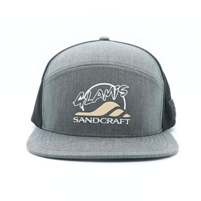 China Sonic Welding Emboss Patch Flat Brill Baseball Cap Performance Cowboy Hat for sale