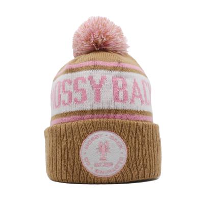 China Beanie Winter Hat With CUSTOM Letter Pattern Type And COMMON Fabric Feature for sale