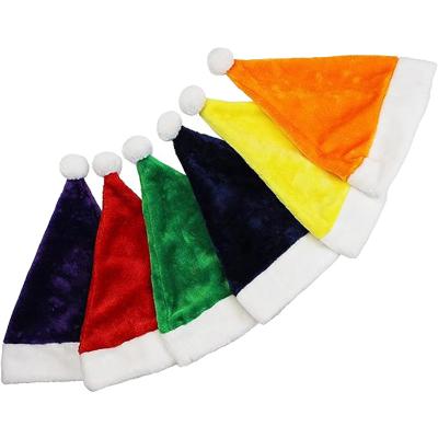 Chine Des conceptions personnalisées OEM ODM en peluche en feutre tricoté Pom Pom Santa Hat pour les décorations de Noël à vendre