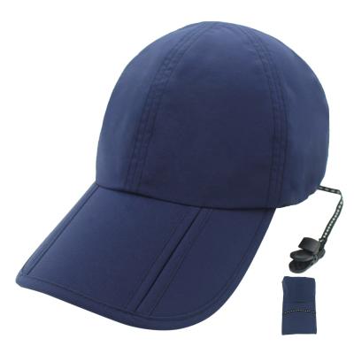 China 6-Panel Style Nylon Hat ODM Designs Waterproof Running Hat For Men And Women for sale