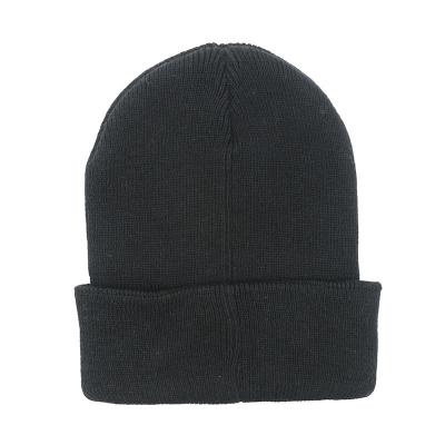 China Image Style Unisex Winter Blank Ribbed Hat Cap Custom Embroidered Fisherman Beanie for sale