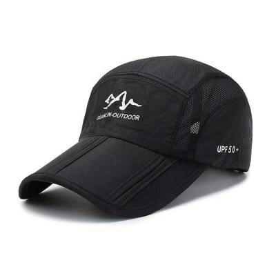 China 6-Panel Hat For Custom Foldable Lightweight Sport Running In Summer Applicable Season for sale