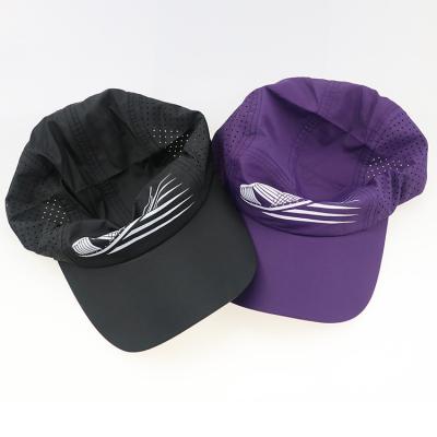 China Adults Custom Sport Running Caps Hats With COMMON Fabric Feature for sale