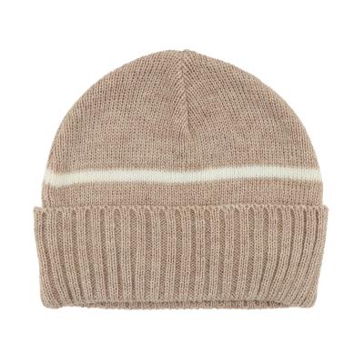 China Image Style Custom Logo Winter Hats Chunky Knit Beanies Soft Merino Wool Beanie Hat for sale