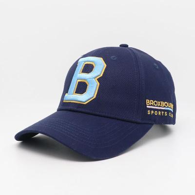 China Sombrero de béisbol de 6 paneles de algodón 3D bordado con logotipo de papá para todas las necesidades de ropa de cabeza en venta