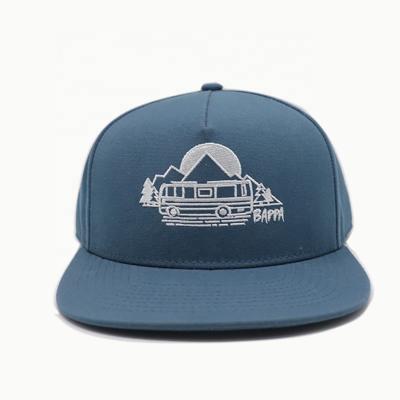 China Custom Design Duurzaam Recycled Ocean Plastic RPET Canvas Snapback Baseball Hoeden Te koop