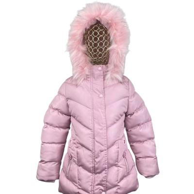 China 2022 breathable new fashion multiple colors 4-12 years girls waterproof soft down jackets for winter for sale