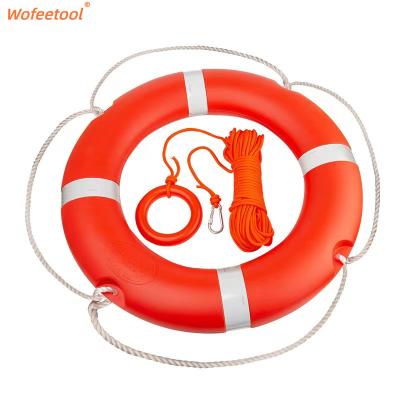 China Life Saving Rescue Water Sports Wear Factory Supplier Solas HDPE Marine Life Buoy Swimming pool Safety Life Ring for sale