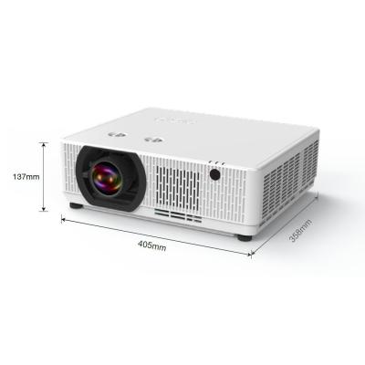 China Grote locatie geleid 4k laser projector Short Throw Business HD WUXGA 50Inch Screen 7300lm Te koop