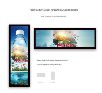 China HDMI Kleine wandmontage advertentie touchscreen monitor 15,6 inch Te koop