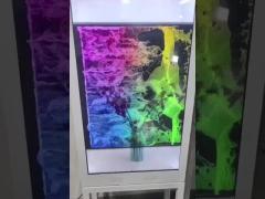 vitual and real 3D advertising cabinet