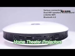 led home cinema theater digital movie projectors 4k 3d dlp office ufo shaped