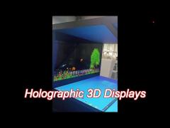 180° viewing 3d holographic advertising display showcase 84 inch