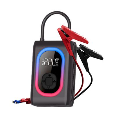 China BSCI Factory Portable Jump Starter Battery Car Motor Car Air Compressor 12000Mah 1000A Electric Tire Inflator for sale