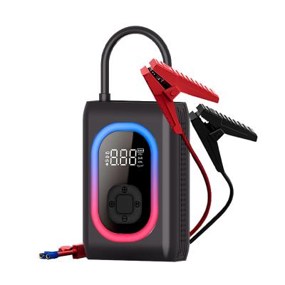 China China Factory AP06 12000Mah 1000A Portable Electric Car Motor Battery Booster Jump Starter Compressor Tire Inflator for sale