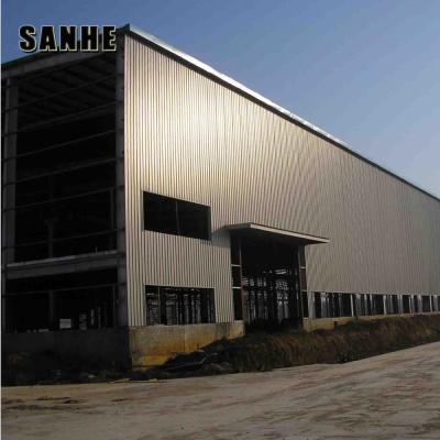 China Steel Workshop Prefabricate Factory Factory Roof Truss / Steel Construction Factory Building for sale