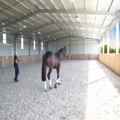 China Steel Fabricated Prefab Equestrian Arenas And House Steel Structure Covers For Australian Horse Stables for sale