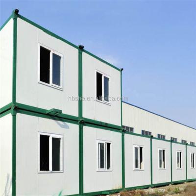 China Waterproof Pre Fabricated Flat Pack 20ft Container House For Temporary Living for sale