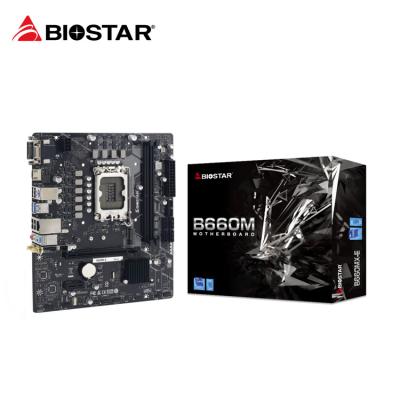 China BIOSTAR B660MX-E LGA1700 DDR4 WiFi 6 Desktop b660 Motherboard for sale