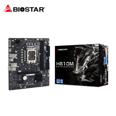 China BIOSTAR H610MH LGA1700 WIFI desktop micro-ATX h610 motherboard for sale