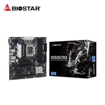 China BIOSTAR B660MX-E PRO LGA1700 WiFi 6 desktop motherboard b660 for sale