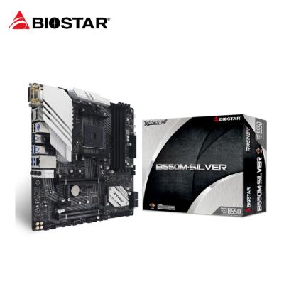 China BIOSTAR B550M-SILVER DDR4 WiFi 6 Desktop AM4 Motherboard for sale