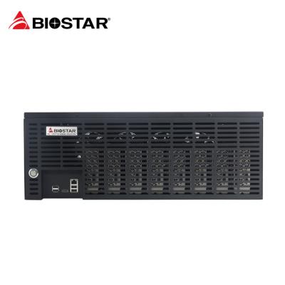 China BIOSTAR 660MX8D2 G4900 8 HPC Industrial Computer RX6600M GPUs for sale