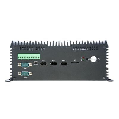 China Industrial Custom Fanless Industrial Mini Embedded Computer 6* Rs 232 Intel i7 8565U i5 PC 422 485 GPIO LPT ATX/AT Phoenix CMOS terminal for sale