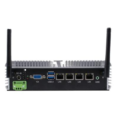 China Industrial Fanless Mini PC Core-i7 4500U i5 4200U Lans Dual Display 6*COM Rs232 8*USB VGA HD-MI GPIO WiFi for sale