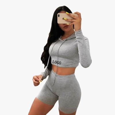 China Plus Size Breathable High Quality Matching Fitness Sets Two Piece Summer Biker Shorts Two Piece Set for sale